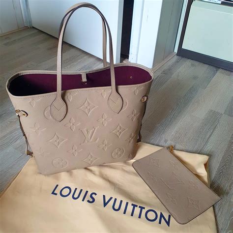 lv neverfull empreinte review